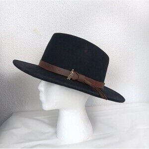 Jack Murphy Boston Water Repellent Wool Felt Hat Teardrop Crown Wide-Brimmed